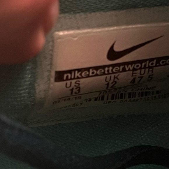 Nike Kyrie 1 Letterman Basketball Athletic Shoes Teal/Yellow Men’s Sz 13 - Picture 10 of 10